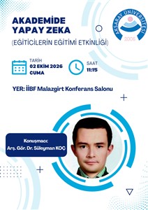 Akademide Yapay Zeka: Eğiticilerin Eğitimi Etkinliği